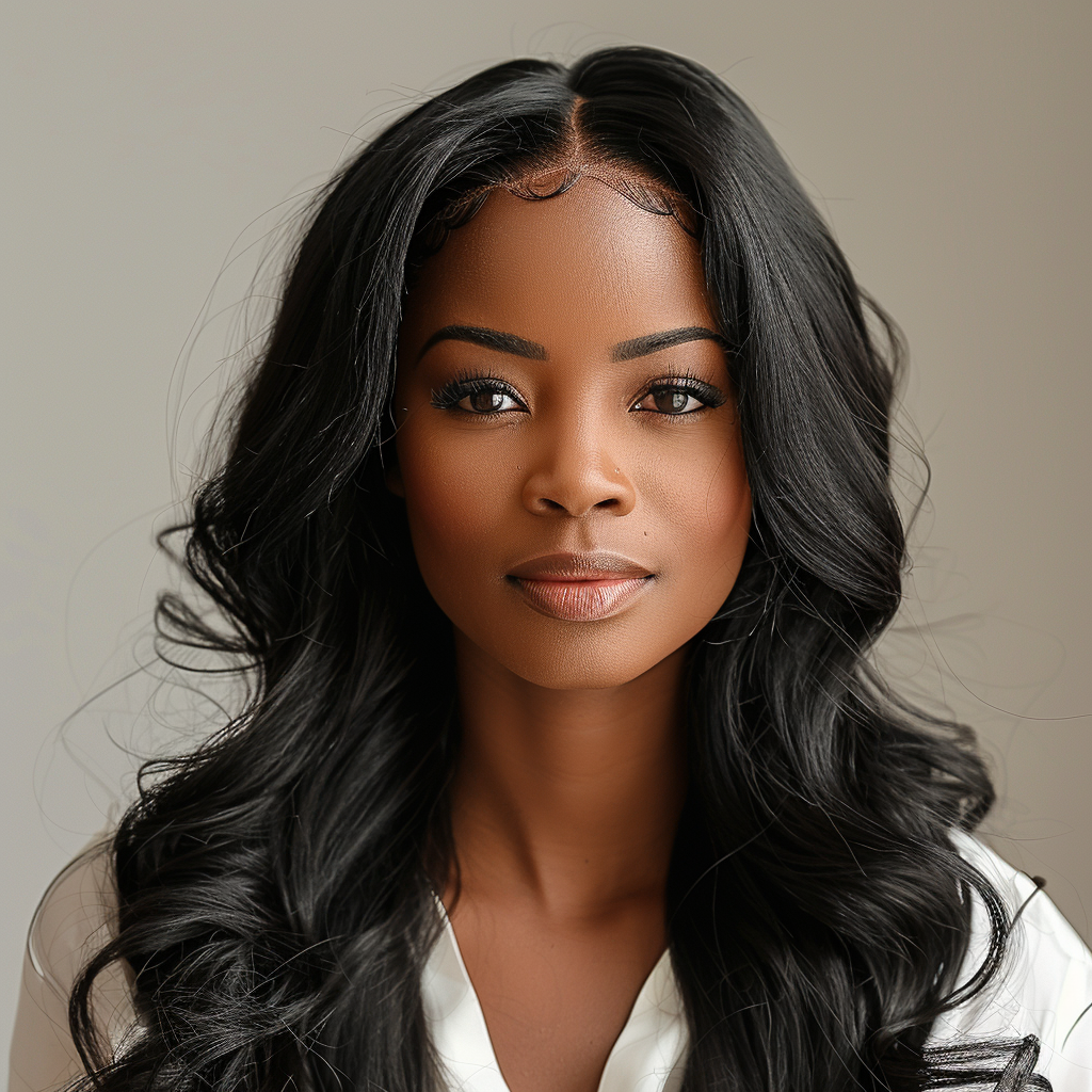 Natural Black13x6 HD Lace Frontal Wig 210 DENSITY